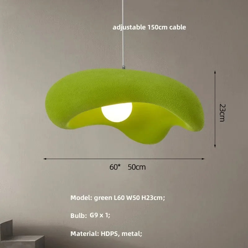 Nordic Wabi-sabi Pendant Lights Designer Minimalist Hanglamp Woonkamer Restaurant Bedroom Chandelier Fixtures Indoor Decoration