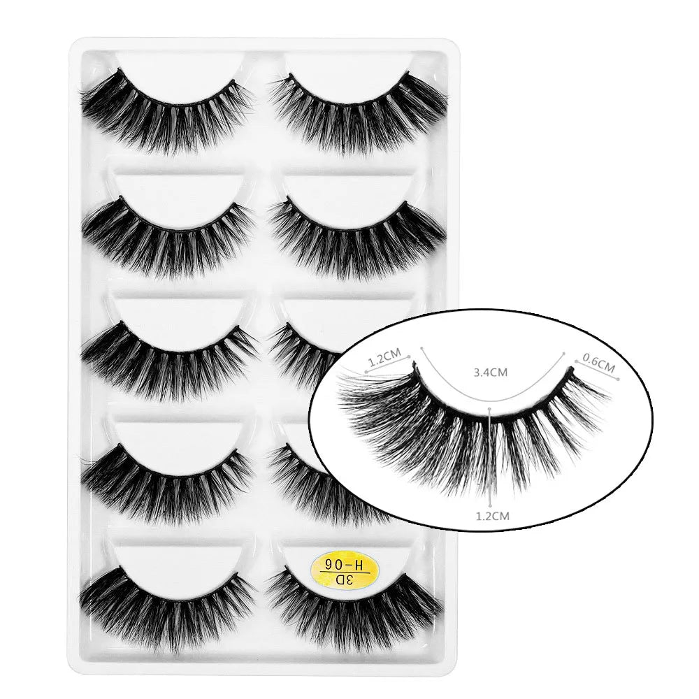Flash girl The most popular 3DH series 10 Styles 3D faux mink lashes silk eyelashes natural model private label packaging