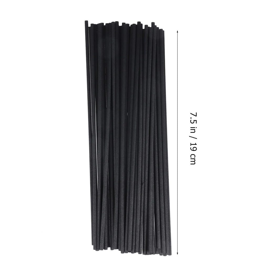 50Pcs Diffuser Sticks Essential Oil Reeds Diffuser Eco Friendly Fiber Natural Fragrance Home Decor Rattan Sticks