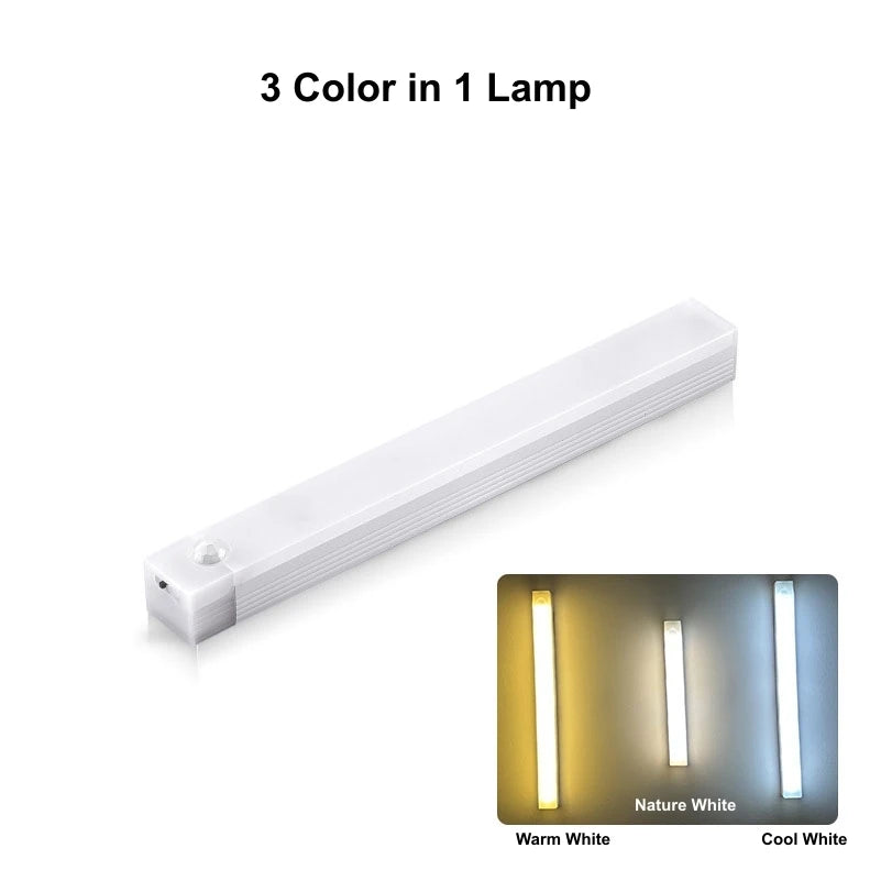 LED Stickable Rechargeable Motion Sensor Night Light  Portable lamp for Outdoor Desk Piano Room Club Student Dorm