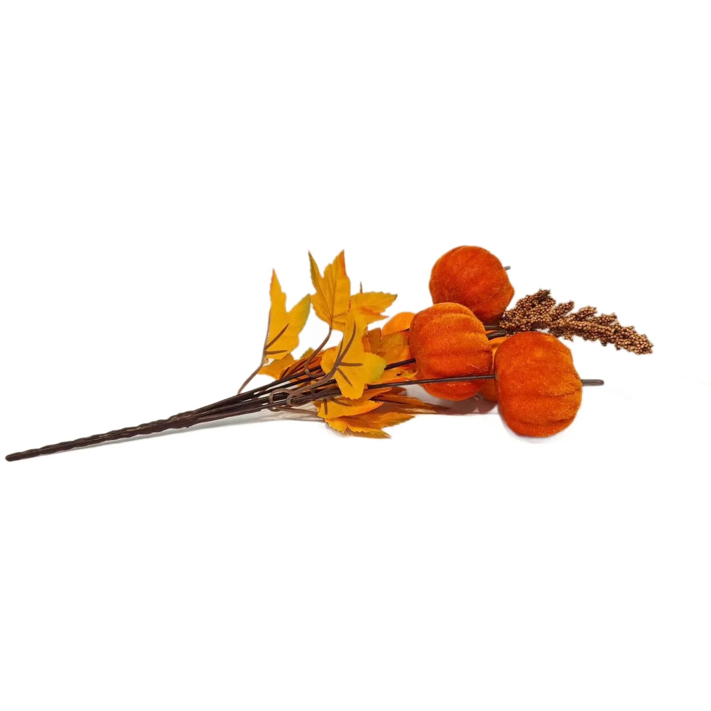 Artificial Flower Arrangement Thanksgiving Pumpkin Bouquet Table Centerpiece Artificial Maple Leaves Decorative Accents