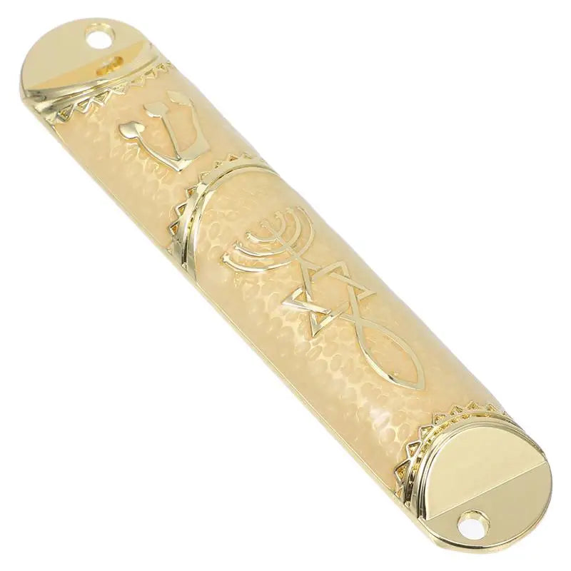 Mezuzah Scroll Jewish Door Practical Mezuza Metal Mezuza Plaque Judaica Gift with Scroll