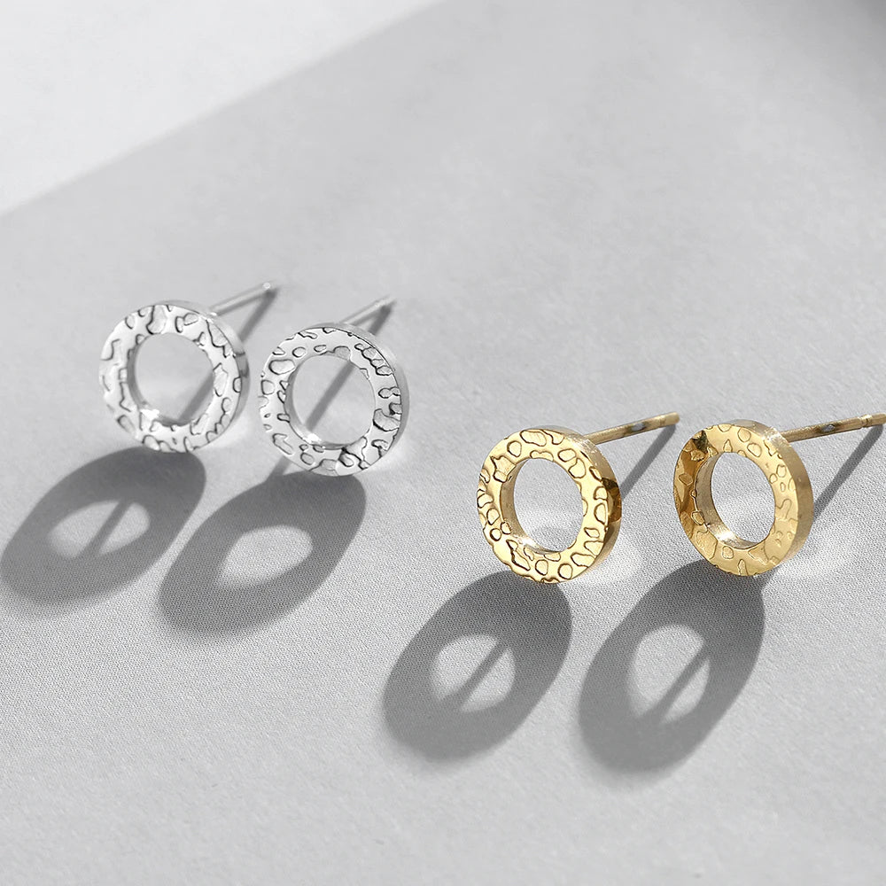 e-Manco Stainless Steel Stud Earrings for Women Korean Small Earings Fashion Jewelry Minimalist Women Earrings Stud Wholesale