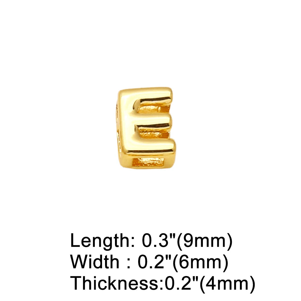 FLOLA Minimalist 26 Letters DIY Necklaces for Women Gold Plated Chain Custom Name Necklace Simple Jewelry Gifts nkev10