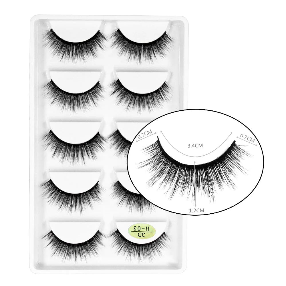 Flash girl The most popular 3DH series 10 Styles 3D faux mink lashes silk eyelashes natural model private label packaging