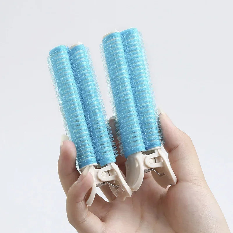 2pcs Fluffy Natural Hair Root Clip Women Girls Hair Styling Clip Lazy Curly Hair Roller Korean Pink Hair Clips Hair Accessories