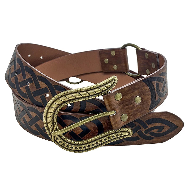 Medieval Ring Belt human Larp Nordic Celtic Norseman Waistband Valhalla Warrior Knights Girdle Ancient Accessories Available