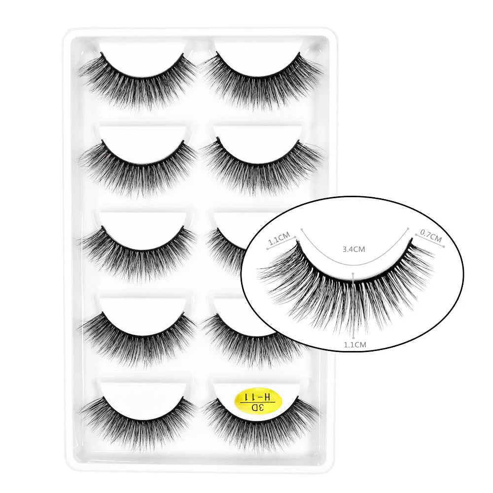 Flash girl The most popular 3DH series 10 Styles 3D faux mink lashes silk eyelashes natural model private label packaging