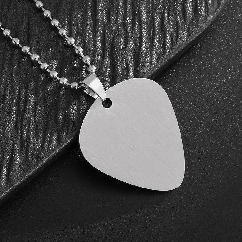 Stainless Steel Classic Geometric Polygonal Black Square Natural Stone Necklace Pendant for Men Fashion Casual Punk Jewelry Gift