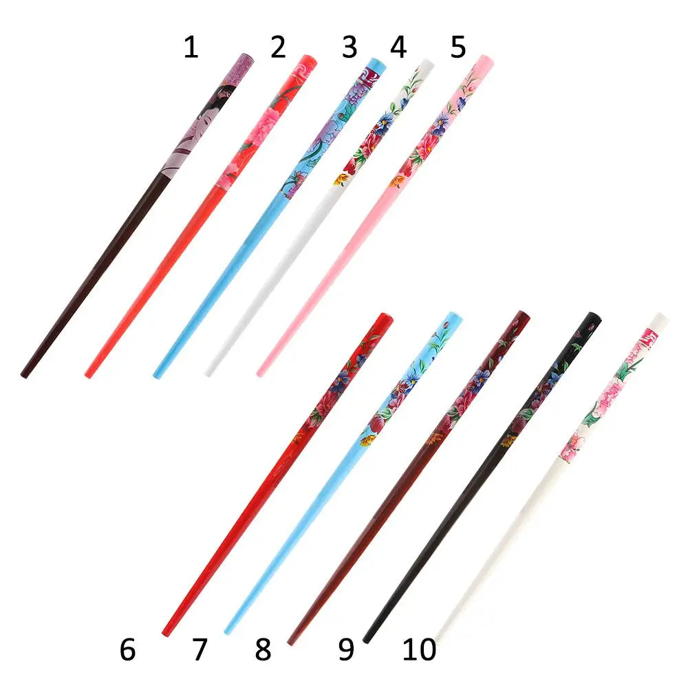 Retro Style Colorful  Styling Tools Hair Care Natural wood  Chopstick  Hair Accessories Hairpin Hair Stick