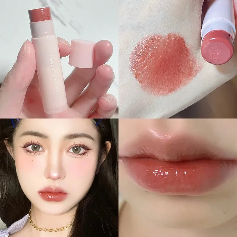 Lasting Moisturizing Colorful Lipbalm Nourishes Lip Reduces Liplines Anti Dry Crack Lipsticks Natural Female Lips Care Lipgloss