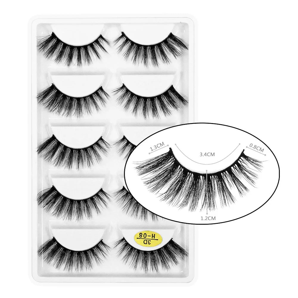 Flash girl The most popular 3DH series 10 Styles 3D faux mink lashes silk eyelashes natural model private label packaging