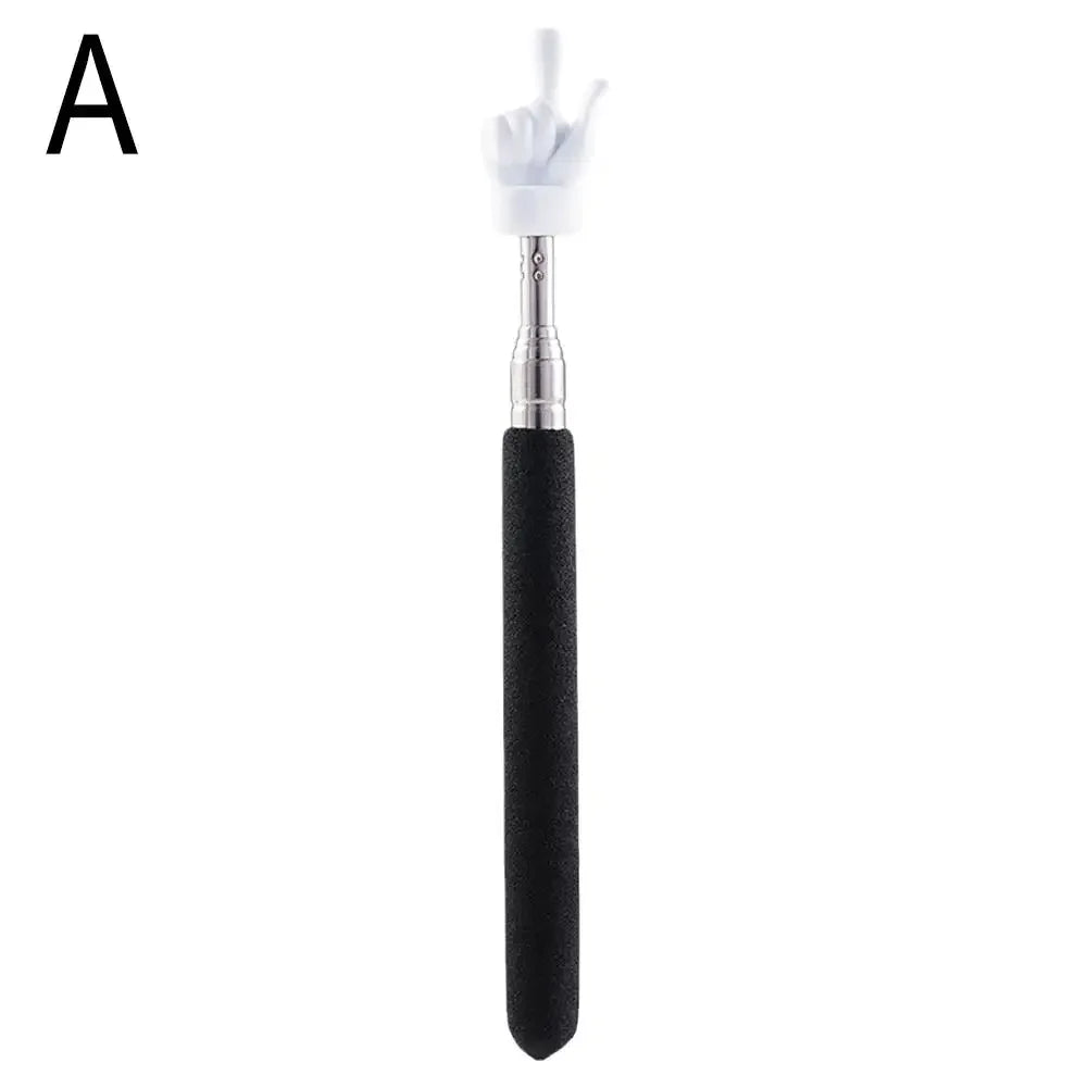 Stainless Steel Teaching Pointer Parent-Child Finger Reading Sticks Telescopic Rod Finger Design Teaching Stick Kids School Tool