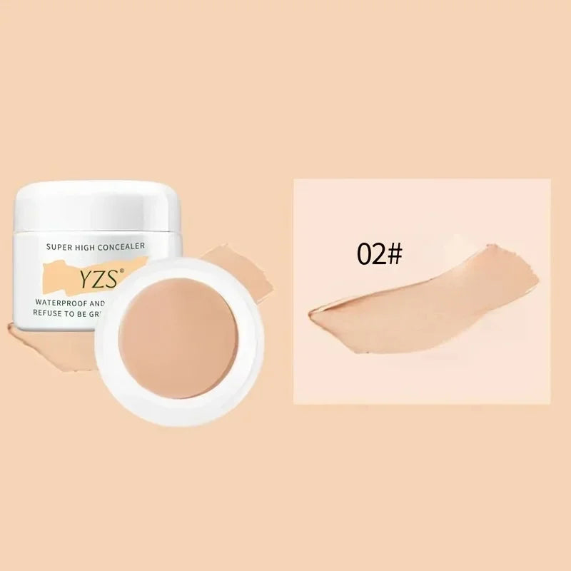 Waterproof Full Coverage Concealer for Tattoos Scars Acne Marks Dark Circles Natural Finish Foundation For All Skin Tones Makeup