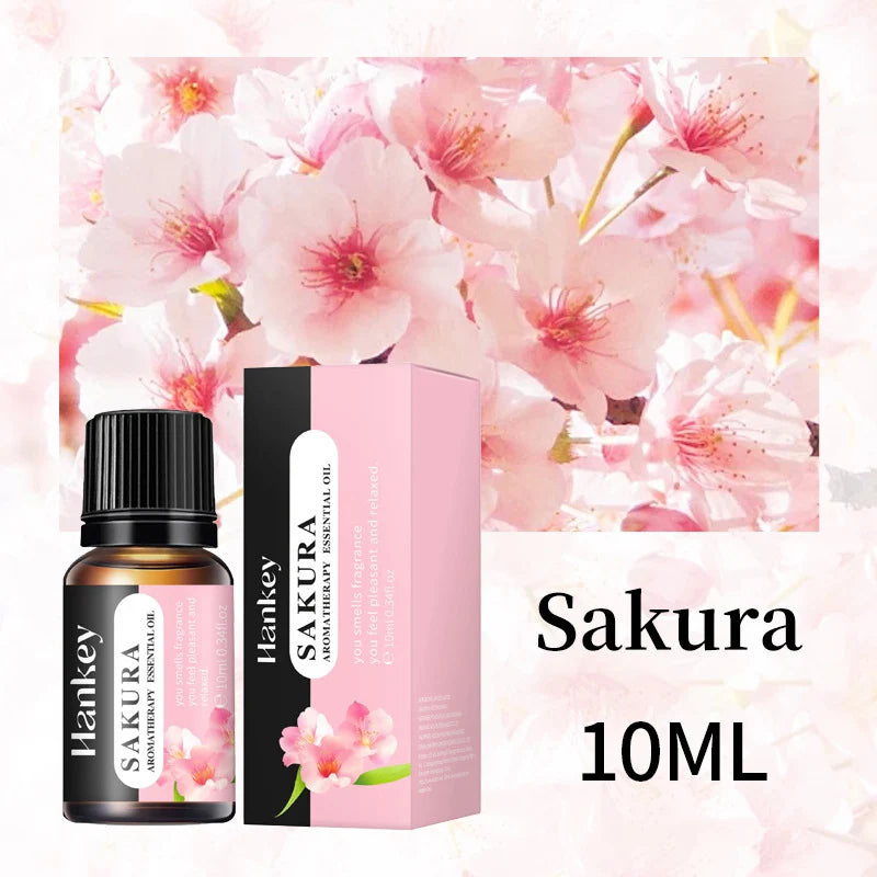 Fragrance Essential Oils Candles Burner Air Fresheners 10ML Natural Plant Aromatherapy Essential Oil for Humidifier Diffuser