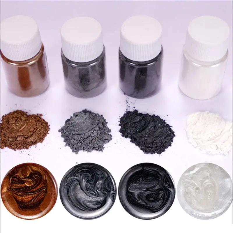 Mica Powder Pigment Multipurpose DIY Arts and Crafts Additive Natural Bath Bombs/Resin/ Paint/Epoxy/ Soap/Nail Polish