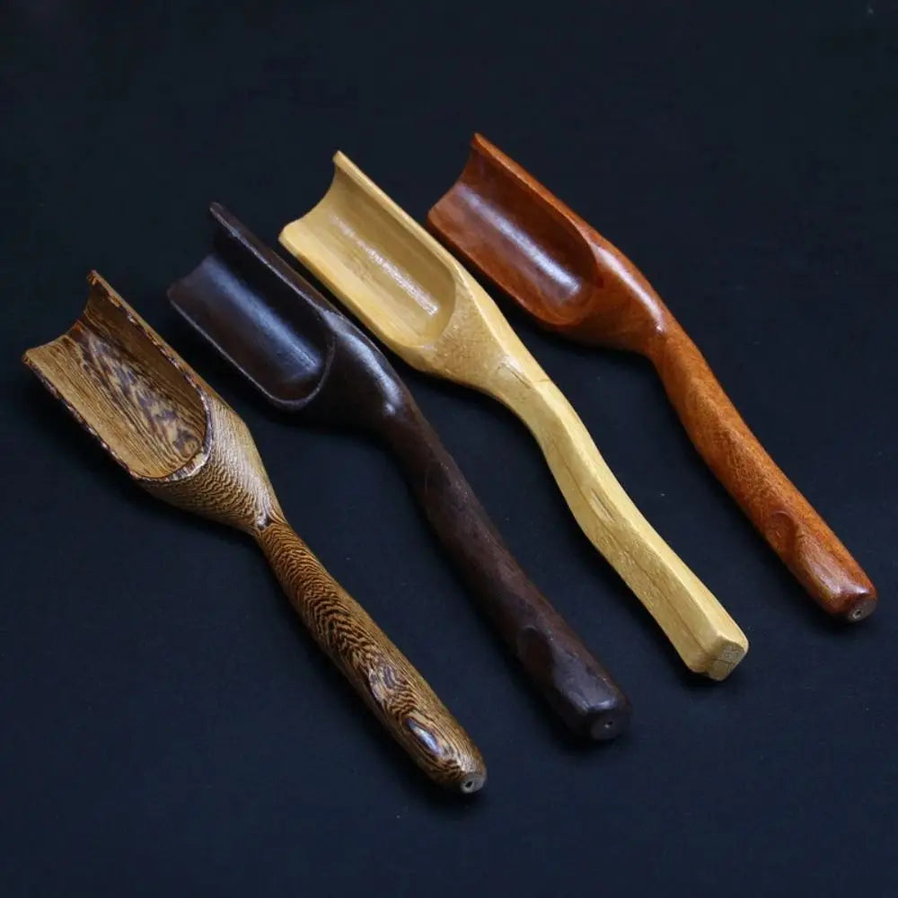 New Portable Tea Scoop Chinese Retro Style Spoon Accessories Teaspoon Kongfu Tea Delicate Natural Bamboo Tea Shovel