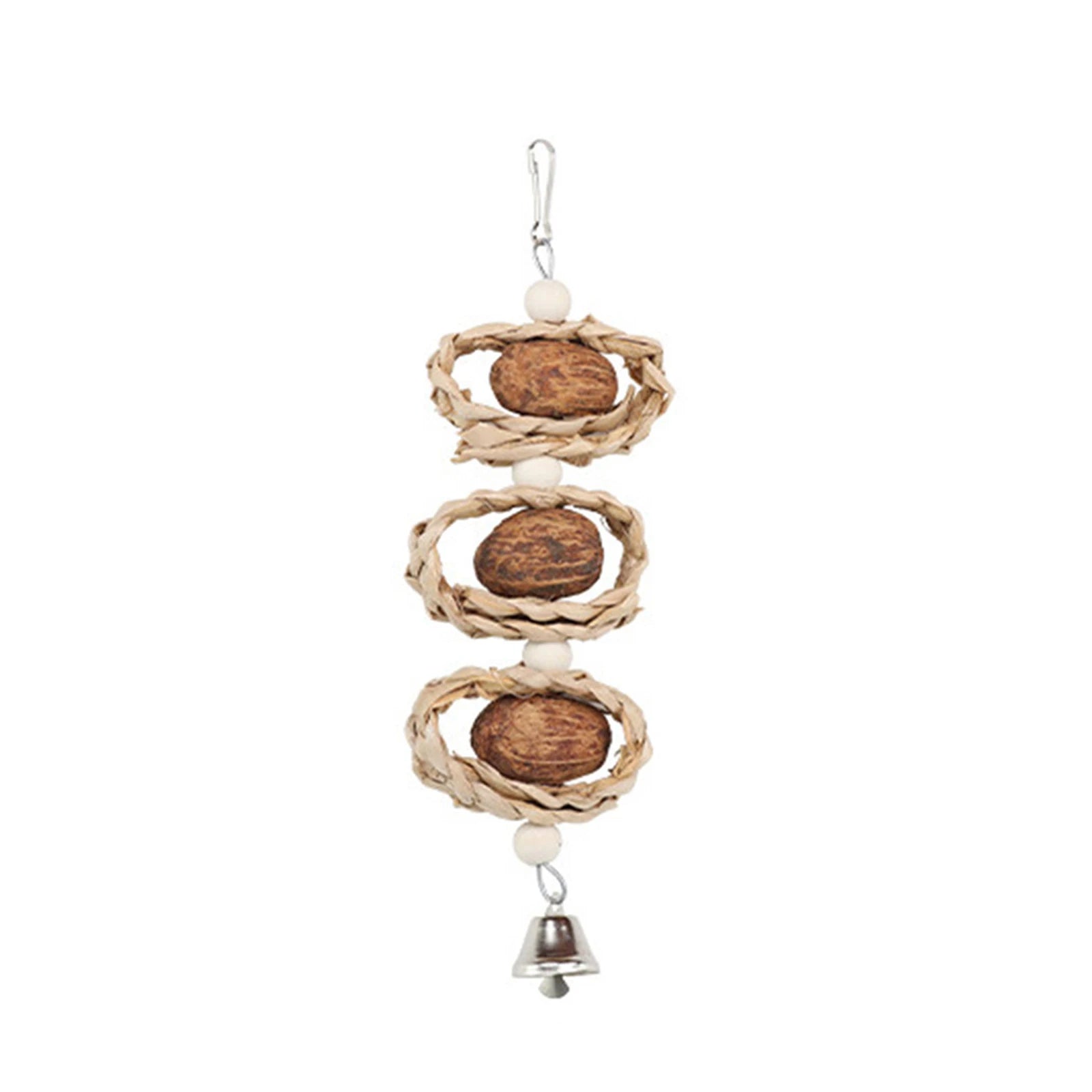 Pet Parrot Bird Natural Grass Chewing Hanging Cage Swing Climb Playing Pendant Au10 20 Dropship