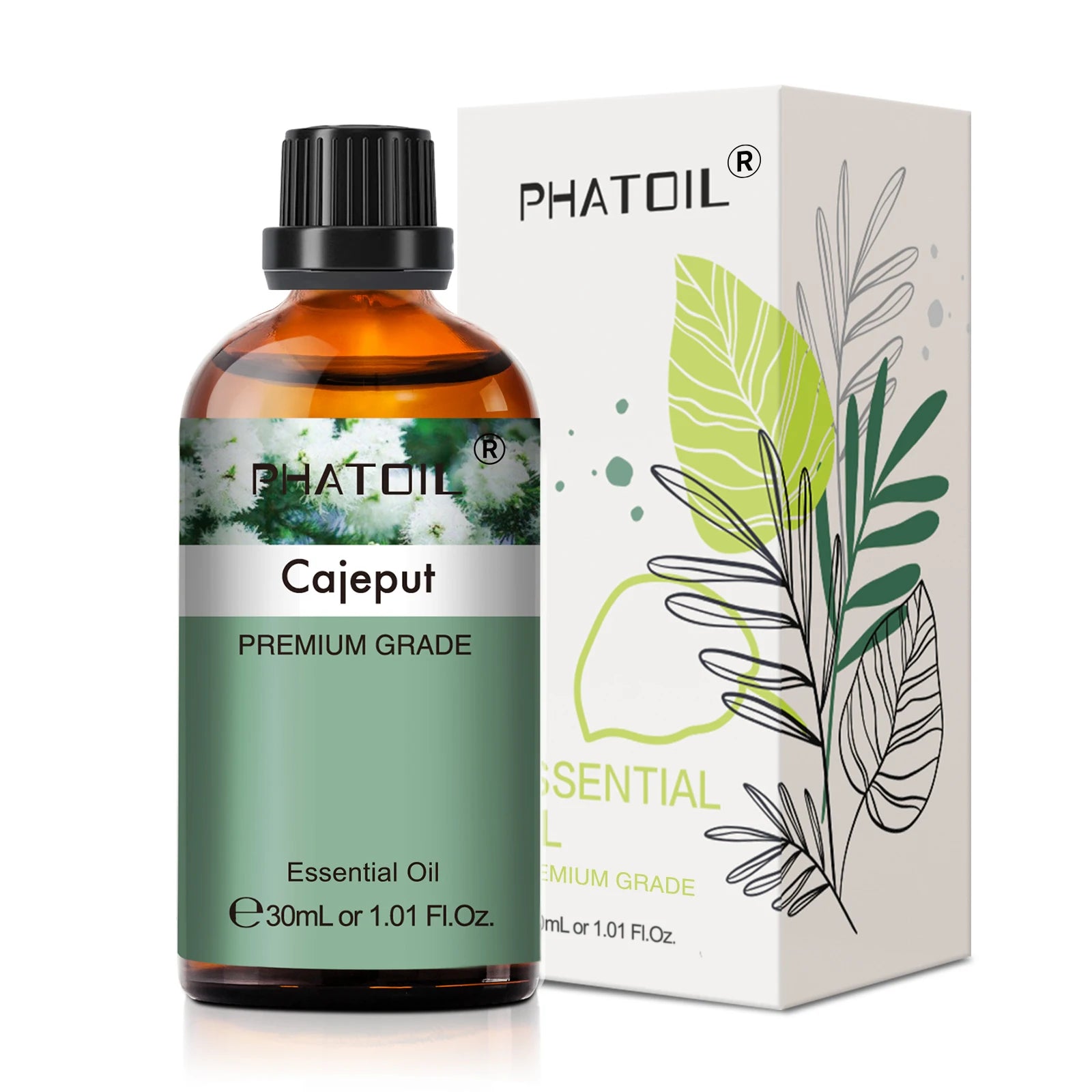 PHATOIL 30ml Aromatherapy Essential Oil Lavender Eucalyptus Vanilla Sweet Orange Aroma Oils For Diffuser Candle Making DIY Soap