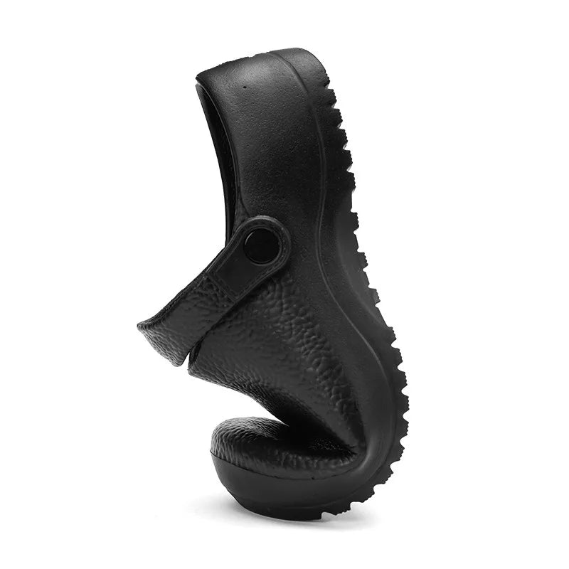 Chef Shoes Men's Summer New Large Size Black Kitchen Work Shoes Non-slip Men's Shoes