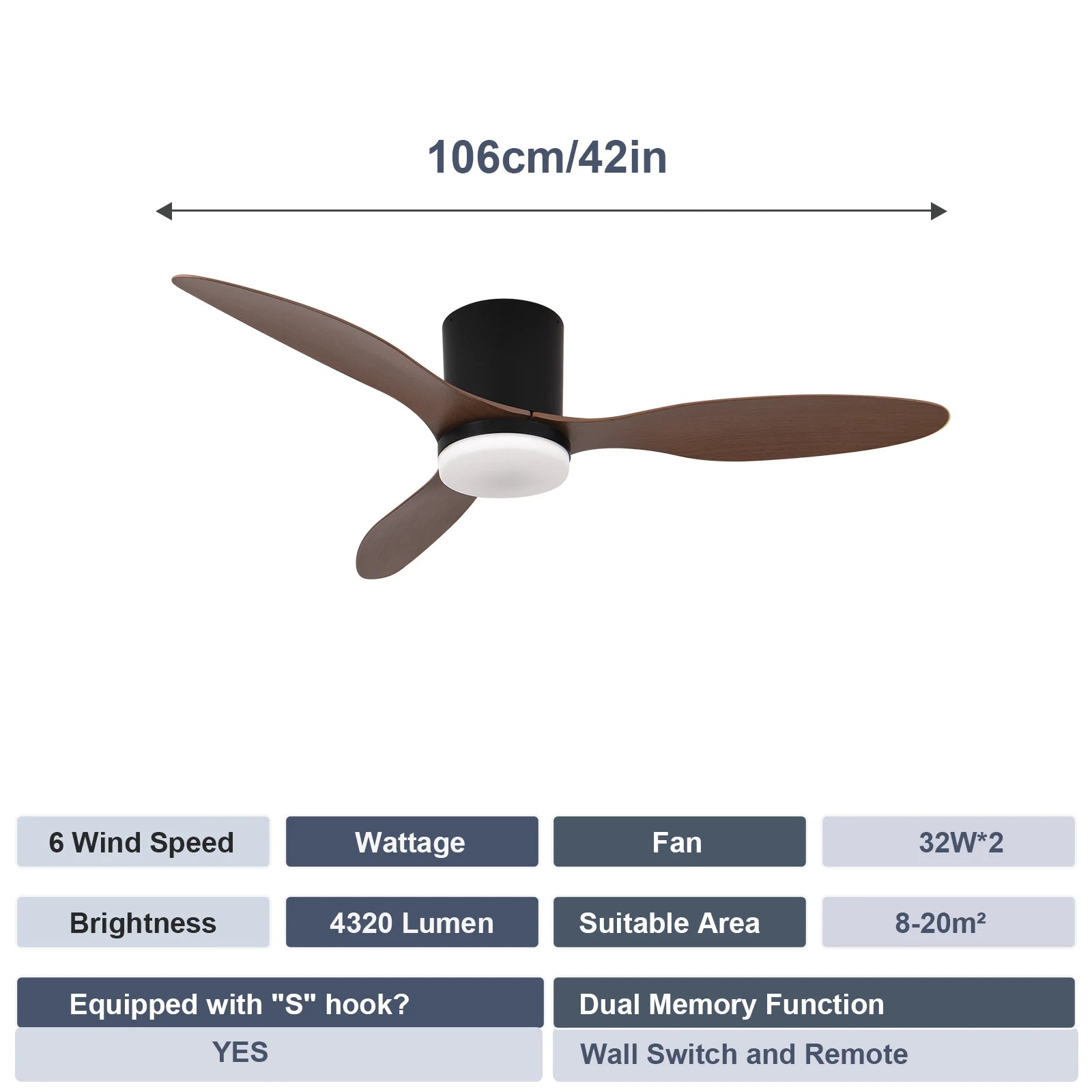 LED Ceiling Mounted Living Room Fan Light, Nordic Restaurant Decorative Ceiling Fan, Household Minimalist Electric Fan Light