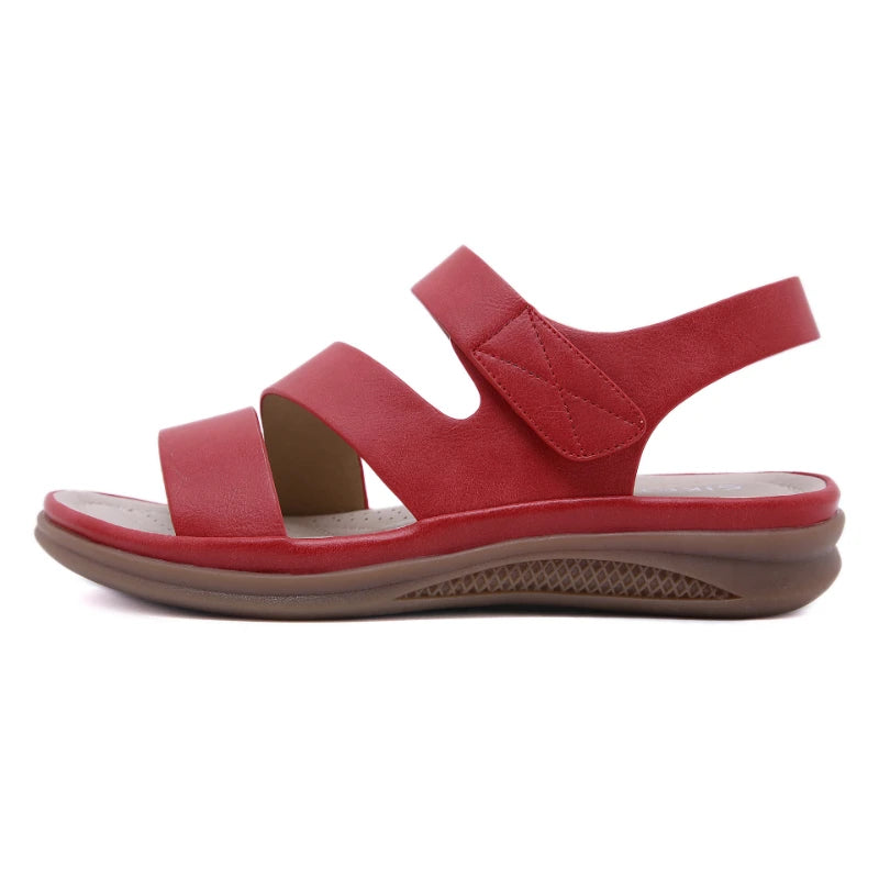 2025 Sandals For Women Casual Lightweight Large Size Retro Wedge Comfortable Sandals Versatile Comfortable And Breathable