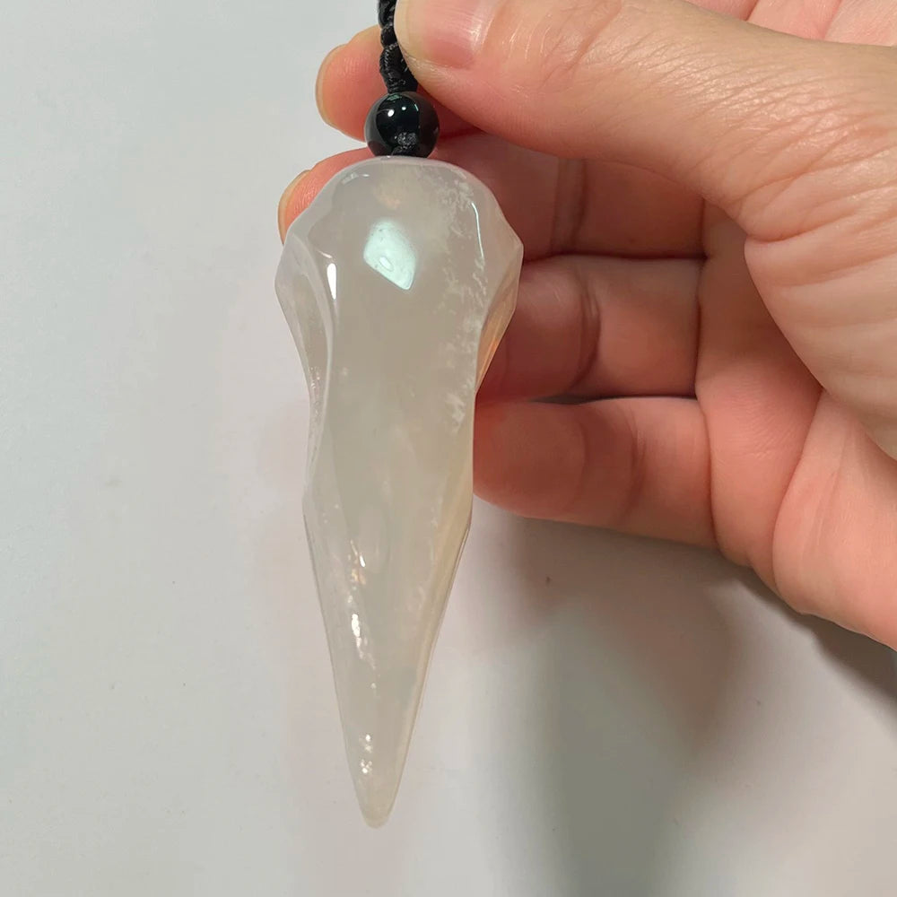 Necklace Pendant Natural Stone Irregular Shape Bead Blue Green Orange Labradorite Pendant for Women Men Jewelry 1Pcs