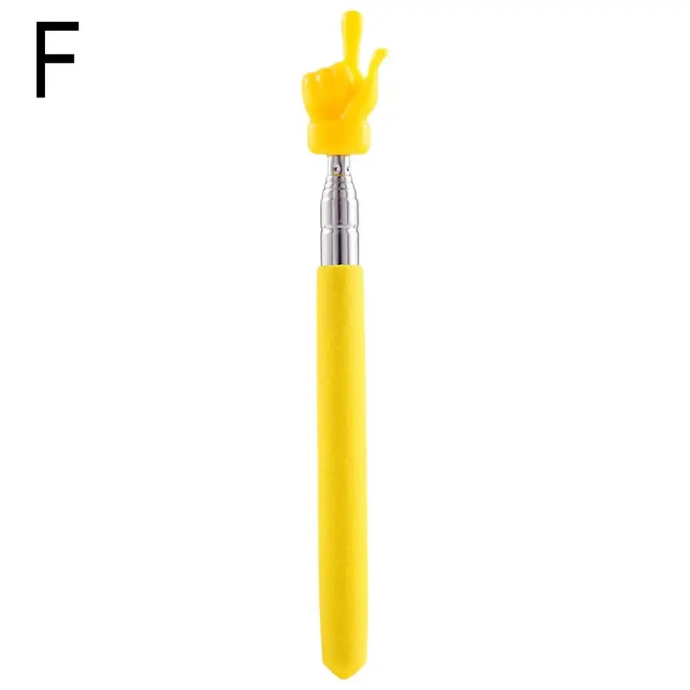 Stainless Steel Teaching Pointer Parent-Child Finger Reading Sticks Telescopic Rod Finger Design Teaching Stick Kids School Tool