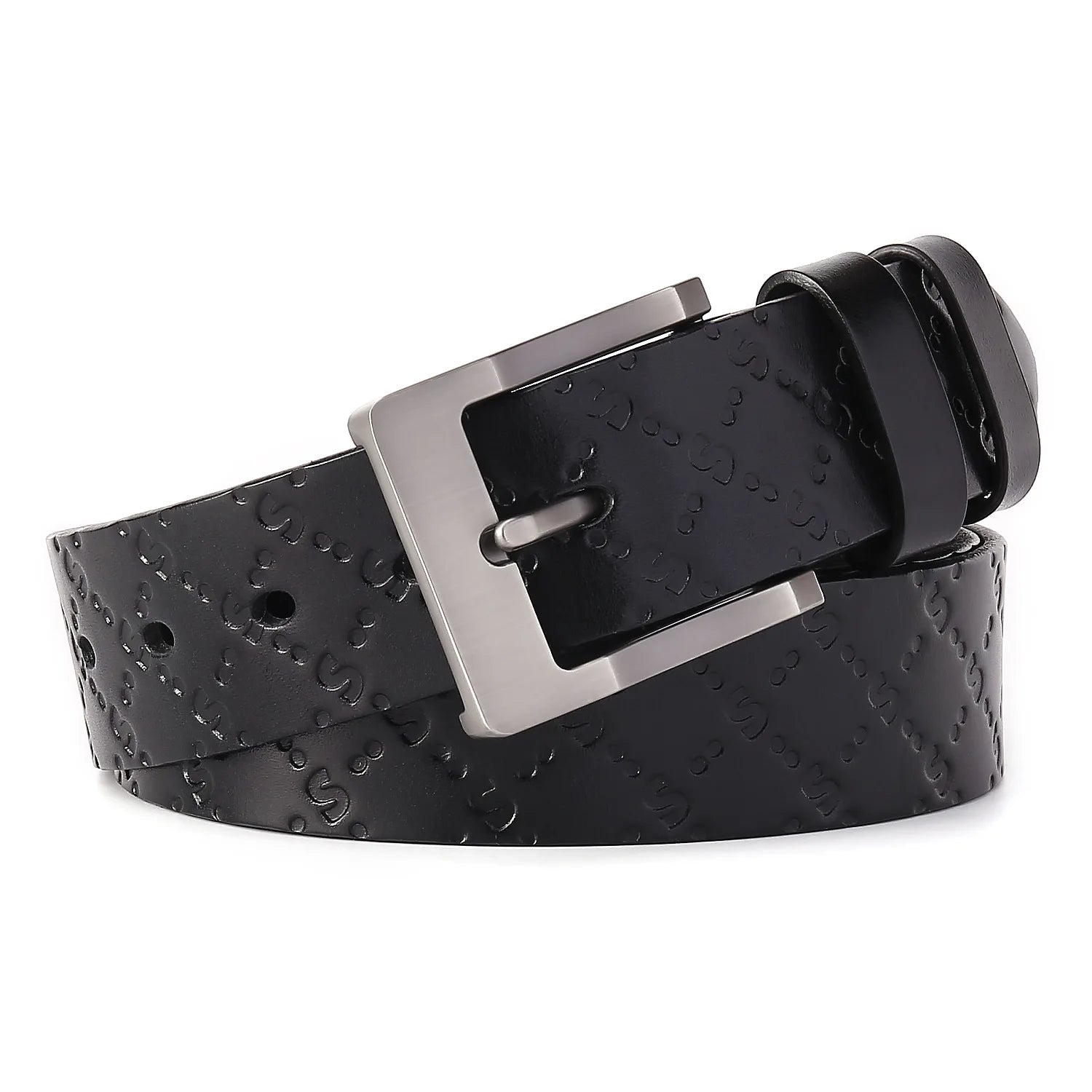 First Layer Full-grain Cowhide Men's Casual Belt Genuine Leather Men's Belt