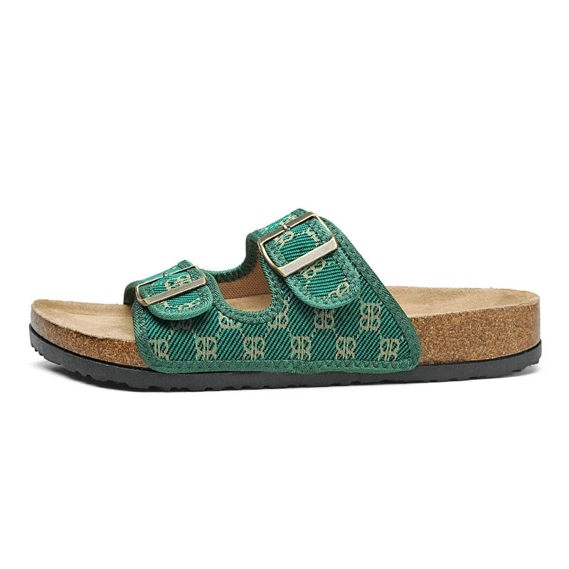 Man's Leather Sandal for Men Beach Sandals Men 2025 Designer Men's Shoes Men's Comfortable Slipper Original Brands Shoes Summer