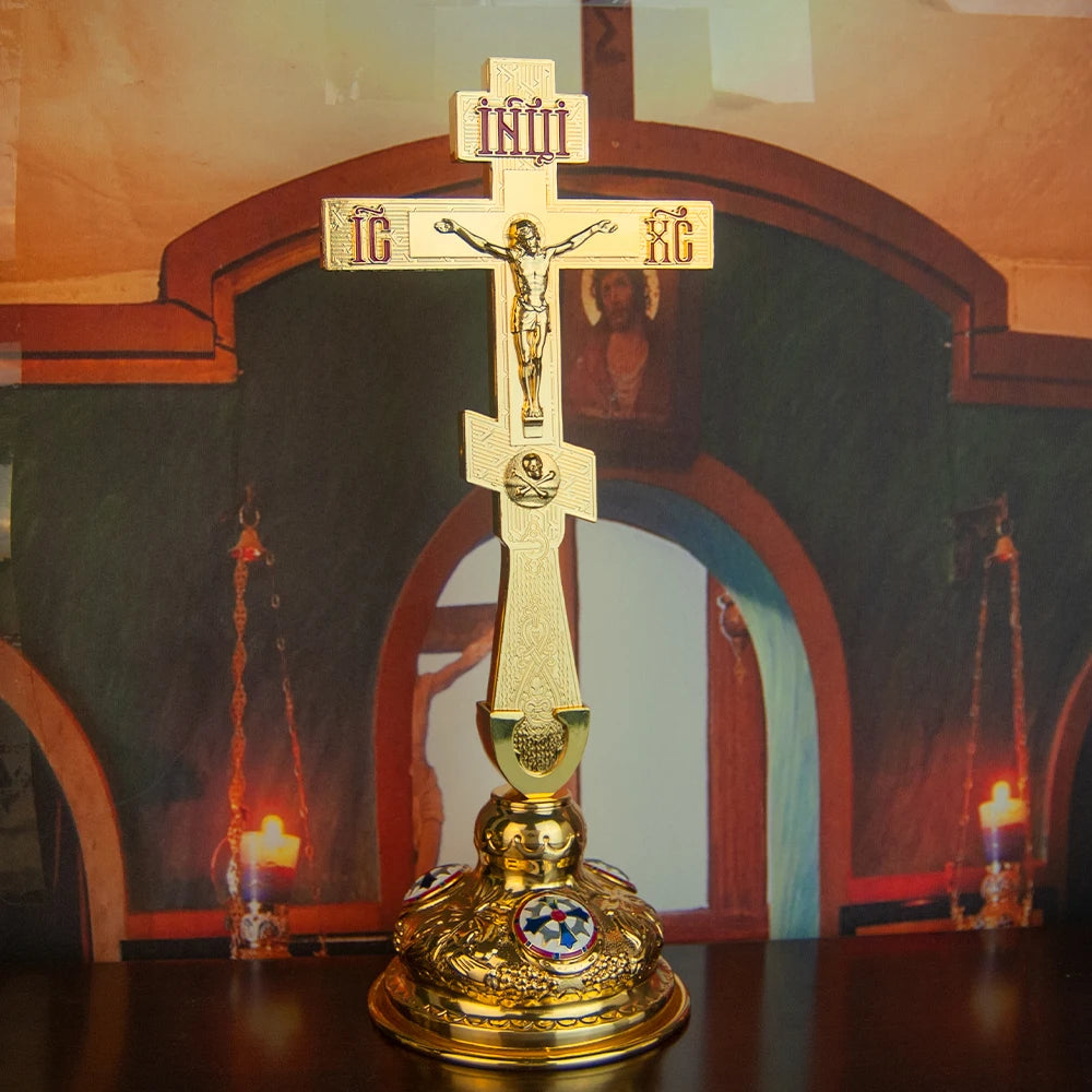 Orthodox Greek Cross Blessing Cross Articulos Religiosos Catolicos Church Decoration Cruz Pectoral