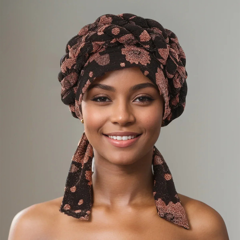 Gele Headtie Already Made African Head Wraps for Women Turban Femme Gelee Nigerian Aso Oke Bonnet Femme Diamonds Headtie 2025
