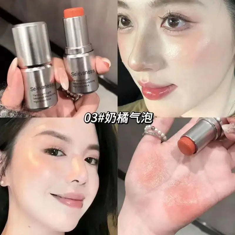 Wet and Shimmer Highlighter Stick natural pearlescent Glitter Durable Contour palette Face Body Brighten Cosmetics Makeup