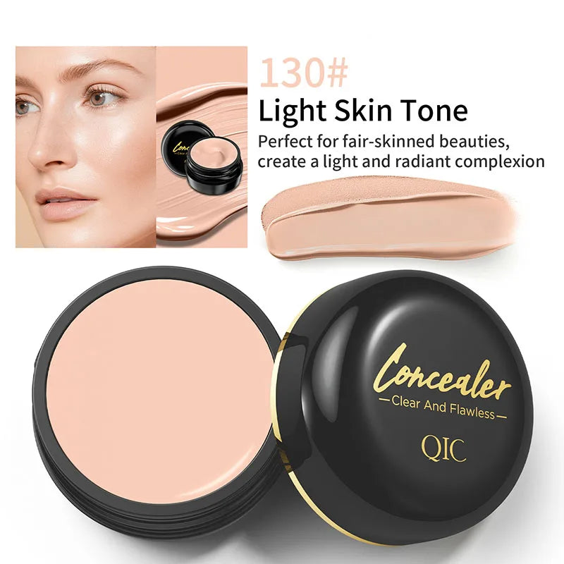 Waterproof Full Coverage Concealer For Tattoos, Scars - Natural Finish Foundation For All Skin Tones & Types Powerful Concealer