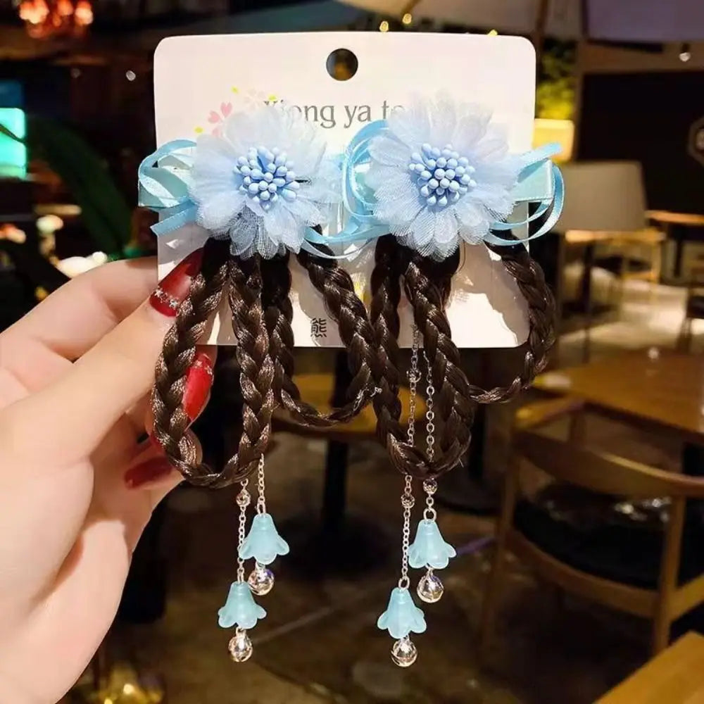 Duckbill Clip Bowknot  Hair Clip Wig Braid Head Wear Ancient Style  Hairpin Children Hair Clip Women Hair Accessories
