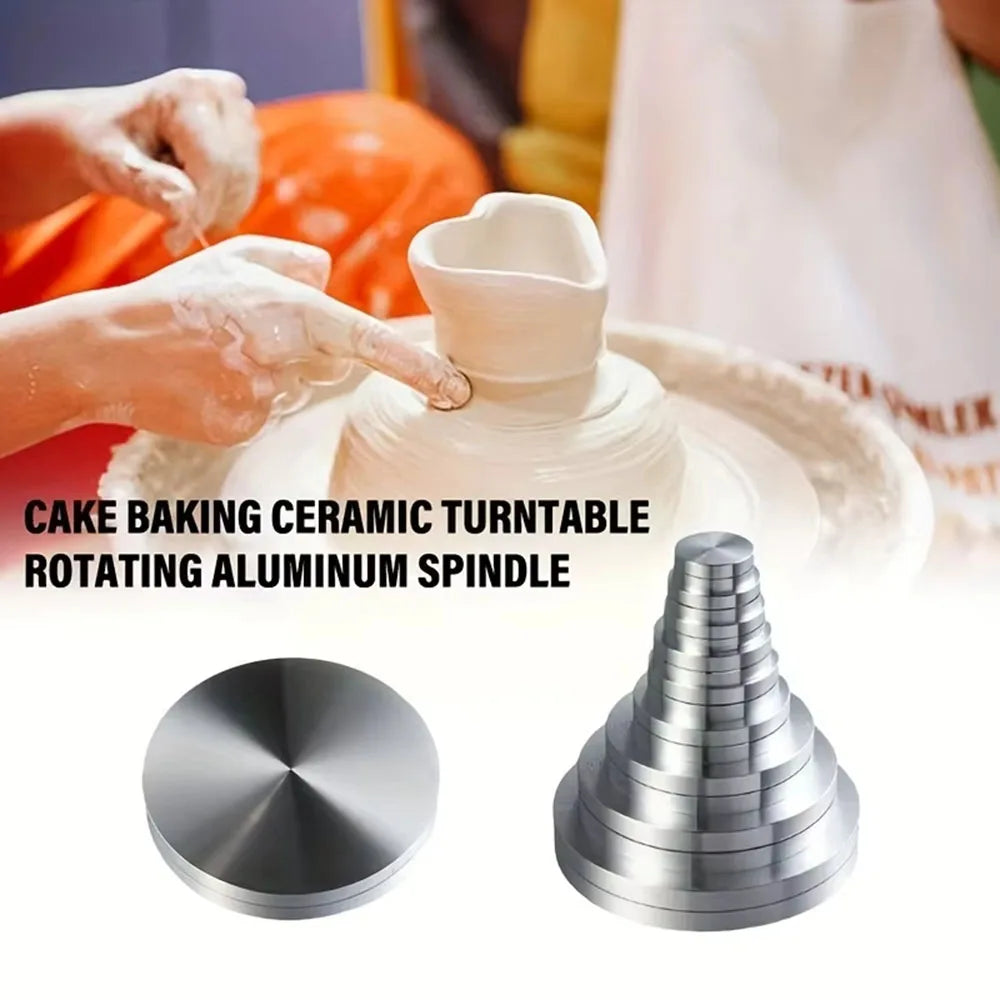 1pc Ceramic Clay Pottery Throwing Trimming Spinner Tool Pottery Finishing Tools Clay Ceramic Rotary Rotary Clay for Ceramic Tool