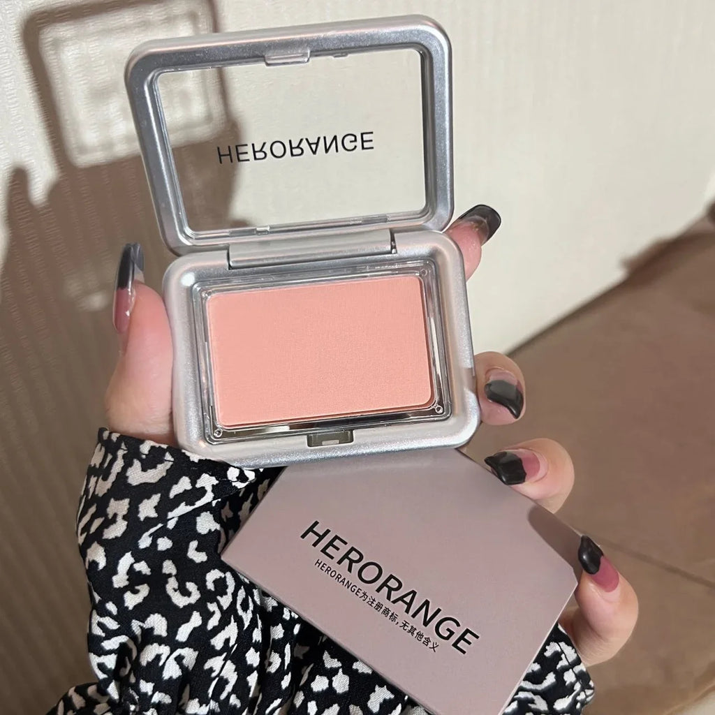 5 Colors Cream Blusher Powder Palette Natural Long Lasting Makeup Rouge Clear Peach Pink Cheek Contouring Korean Blush Cosmetics