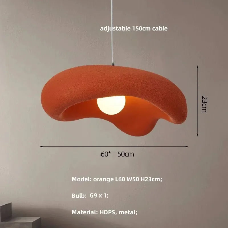 Nordic Wabi-sabi Pendant Lights Designer Minimalist Hanglamp Woonkamer Restaurant Bedroom Chandelier Fixtures Indoor Decoration