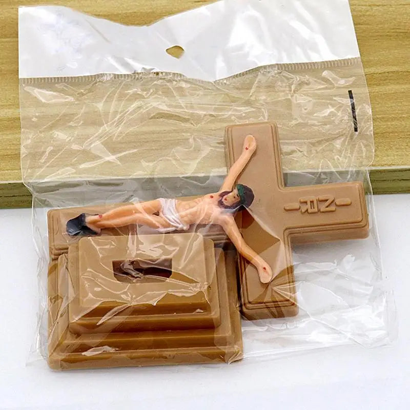 Luminous Church Crucifix Figurines Jesus Christ On The Stand Cross Wall Crosses Antique Home Chapel Decoration Wall
