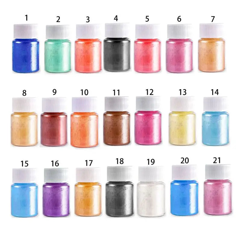 Mica Powder Pigment Multipurpose DIY Arts and Crafts Additive Natural Bath Bombs/Resin/ Paint/Epoxy/ Soap/Nail Polish