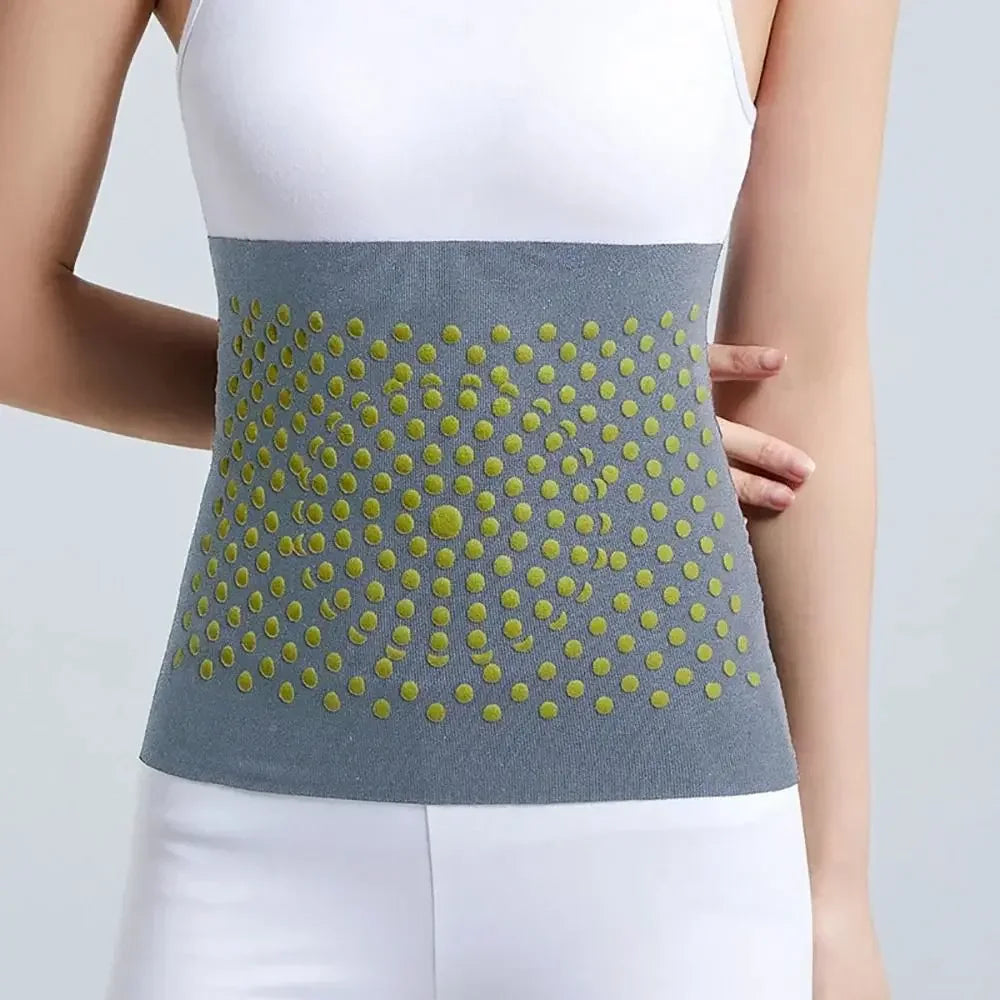 New Hot Mugwort Therapy Warm Waistband Self-Heating Lower Back Waist Support Belt High Elasticity Lumbar Back Brace