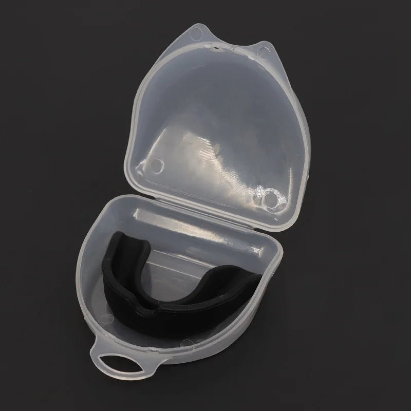Silicone Tooth Protector for Night Sleep, Mouth Guard Tray for Rugby Karate, Bruxism Grinding, Boxing Protection, Free Shaping