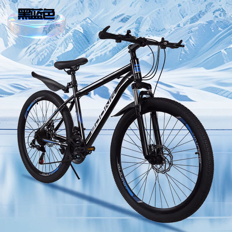 Mountain Bike Adult Mountain Bicycle24Inch2610 Inch College Student Bike with Variable Speed and Disc Brake