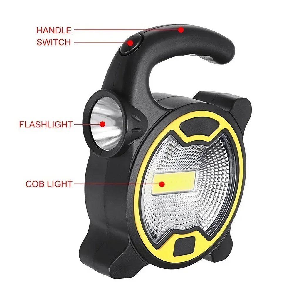 LED Mini Car Repair Emergency Worklight Super Bright Flashlight Outdoor Tent Camping Lights without Battery Emergency Light