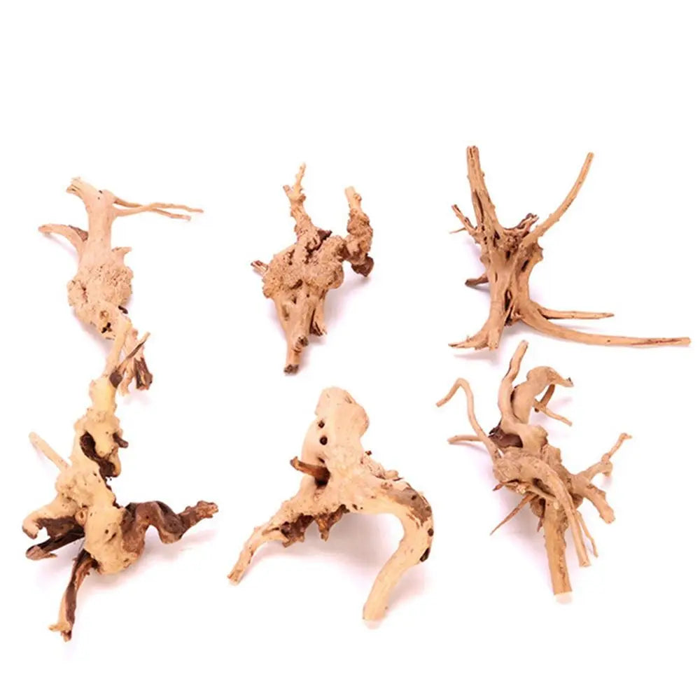 Artwork Decor Wood Aquarium Decoration Reptile Landscaping Tank Background Driftwood Cuckoo Root Plant Stump Natural Trunk