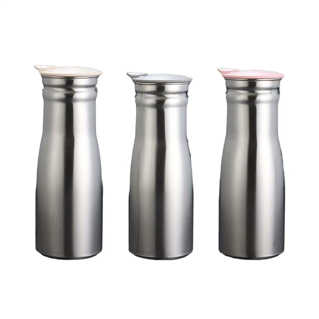 Stainless Steel Water Jug Lemonade Kettle Cold Water Tea Kettle Teapot Sealed Lid Iced Tea Pitcher Multiuse for Milk Lemonade