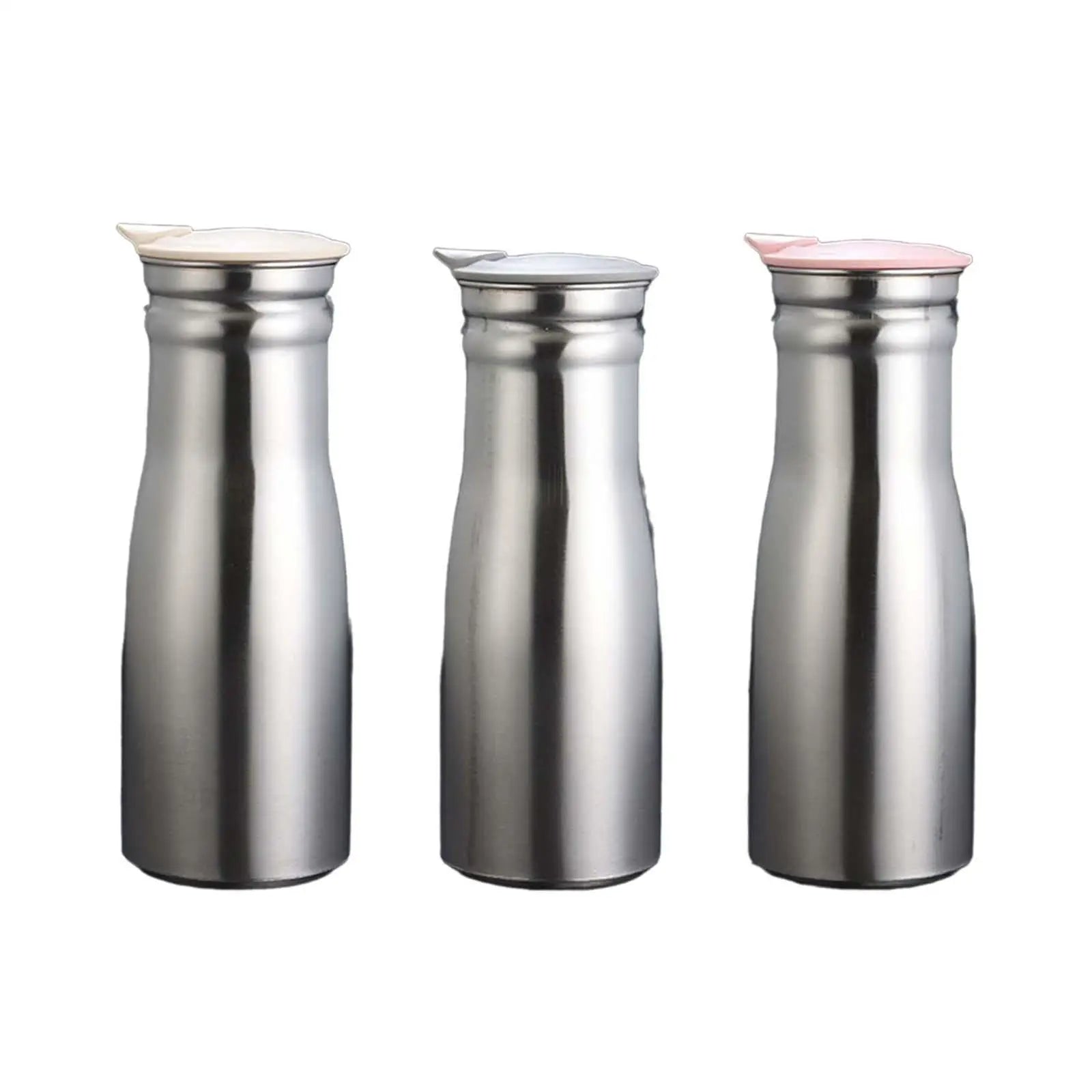 Stainless Steel Water Jug Lemonade Kettle Cold Water Tea Kettle Teapot Sealed Lid Iced Tea Pitcher Multiuse for Milk Lemonade
