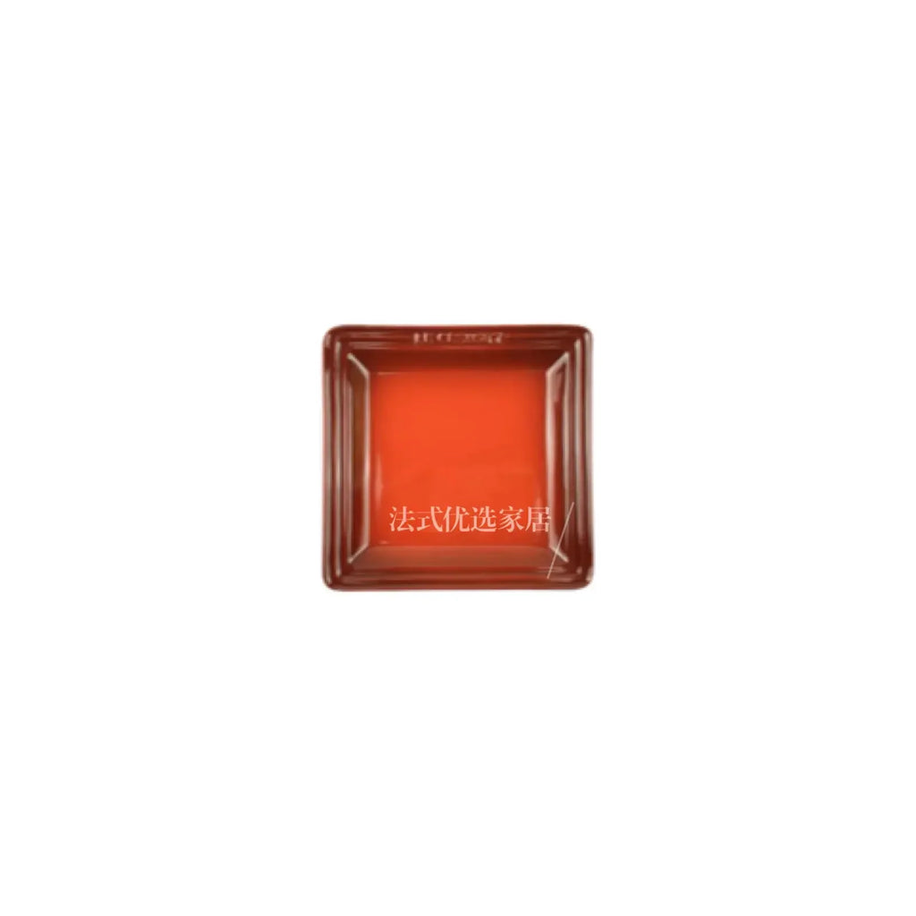 Square Plate French Cool Colorful Odd Shaped Plate Square Household Plates Steak Dish Trays Tableware