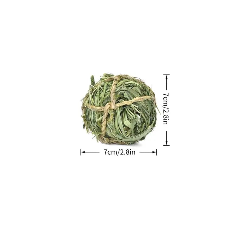 Rabbit Grass Bed Natural Straw Woven House Bunny Chew Nest Tunnel for Hamsters Chinchillas Mice Small Animals F10 22