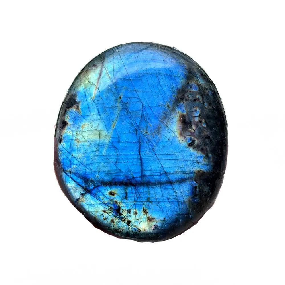 1pcs Natural Moonstone Crafts Luminous Labradorite Crystal Stone Decoration Ornament